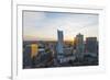 City View from Palace of Culture and Science, Warsaw, Poland, Europe-Christian Kober-Framed Photographic Print