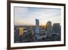 City View from Palace of Culture and Science, Warsaw, Poland, Europe-Christian Kober-Framed Photographic Print