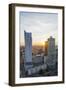 City View from Palace of Culture and Science, Warsaw, Poland, Europe-Christian Kober-Framed Photographic Print