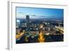 City View from Palace of Culture and Science, Warsaw, Poland, Europe-Christian Kober-Framed Photographic Print