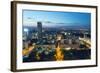 City View from Palace of Culture and Science, Warsaw, Poland, Europe-Christian Kober-Framed Photographic Print