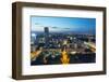 City View from Palace of Culture and Science, Warsaw, Poland, Europe-Christian Kober-Framed Photographic Print