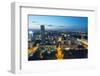 City View from Palace of Culture and Science, Warsaw, Poland, Europe-Christian Kober-Framed Photographic Print