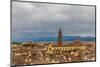 City view from Palazzo Vecchio. Tuscany, Italy.-Tom Norring-Mounted Photographic Print