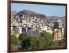 City view from Plato. The capital Praia on the Ilha de Santiago, Cape Verde.-Martin Zwick-Framed Photographic Print