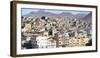 City view from Plato towards the western quarters. The capital Praia on Santiago Island-Martin Zwick-Framed Photographic Print