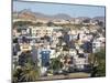 City view from Plato towards the western quarters. The capital Praia on Santiago Island-Martin Zwick-Mounted Photographic Print