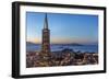 City View from the High Up, San Francisco, California, Usa-Chuck Haney-Framed Photographic Print