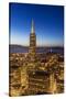 City View from the High Up, San Francisco, California, Usa-Chuck Haney-Stretched Canvas