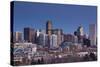 City View from the West, Denver, Colorado, USA-Walter Bibikow-Stretched Canvas