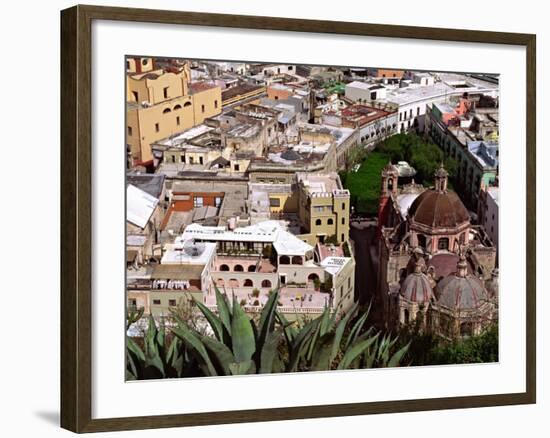 City View Including the Church of San Diego, Guadalajara, Mexico-Charles Sleicher-Framed Photographic Print