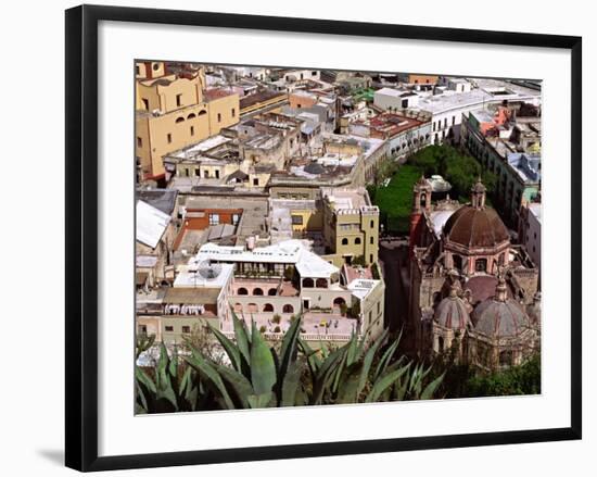 City View Including the Church of San Diego, Guadalajara, Mexico-Charles Sleicher-Framed Photographic Print