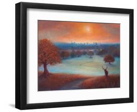 City View London from Richmond Park), 2017-Lee Campbell-Framed Premium Giclee Print