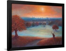 City View London from Richmond Park), 2017-Lee Campbell-Framed Giclee Print