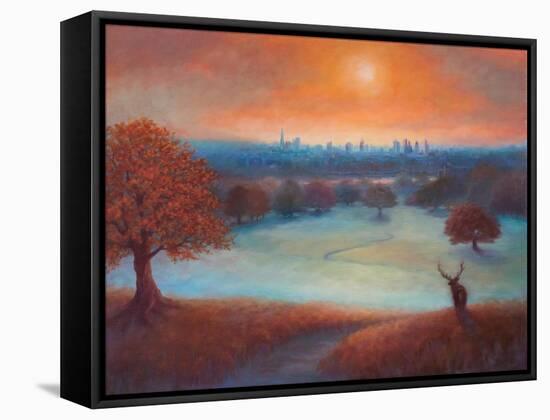 City View London from Richmond Park), 2017-Lee Campbell-Framed Stretched Canvas