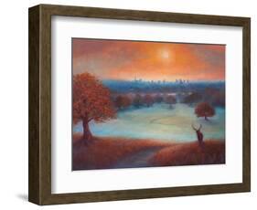 City View London from Richmond Park), 2017-Lee Campbell-Framed Giclee Print