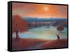 City View London from Richmond Park), 2017-Lee Campbell-Framed Stretched Canvas