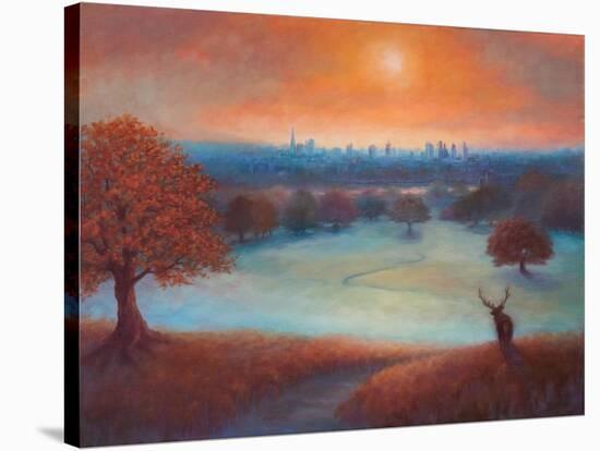 City View London from Richmond Park), 2017-Lee Campbell-Stretched Canvas