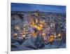 City View of Gšreme by Night, Cappadocia, Anatolia, Turkey-Rainer Mirau-Framed Photographic Print