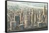 City View of Manhattan-Matthew Daniels-Framed Stretched Canvas