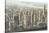 City View of Manhattan-Matthew Daniels-Stretched Canvas