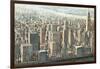 City View of Manhattan-Matthew Daniels-Framed Art Print