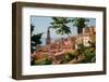 City View of Medieval Menton and Basilique Saint Michel, Alpes-Maritimes, Cote D'Azur-Frank Fell-Framed Photographic Print