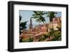 City View of Medieval Menton and Basilique Saint Michel, Alpes-Maritimes, Cote D'Azur-Frank Fell-Framed Photographic Print