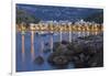 City View of Port De S?ller, Evening, Majorca, Spain-Rainer Mirau-Framed Photographic Print