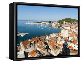 City View of Split, Region of Dalmatia, Croatia, Europe-Emanuele Ciccomartino-Framed Stretched Canvas