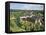 City View of St. Johanneskirche and Abbey Neumuenster, Grund, Luxemburg, Luxembourg-Miva Stock-Framed Stretched Canvas