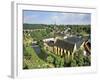 City View of St. Johanneskirche and Abbey Neumuenster, Grund, Luxemburg, Luxembourg-Miva Stock-Framed Photographic Print