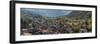 City view of Tonadico in the valley of Primiero in the Dolomites of Trentino, Italy.-Martin Zwick-Framed Photographic Print