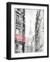 City View Redpop-OnRei-Framed Art Print