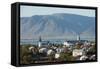 City View, Reykjavik, Iceland, Polar Regions-Christian Kober-Framed Stretched Canvas