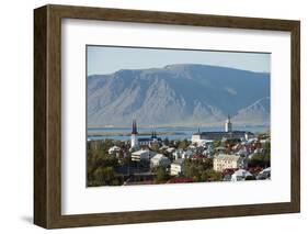 City View, Reykjavik, Iceland, Polar Regions-Christian Kober-Framed Photographic Print