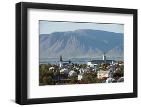 City View, Reykjavik, Iceland, Polar Regions-Christian Kober-Framed Photographic Print