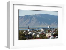 City View, Reykjavik, Iceland, Polar Regions-Christian Kober-Framed Photographic Print