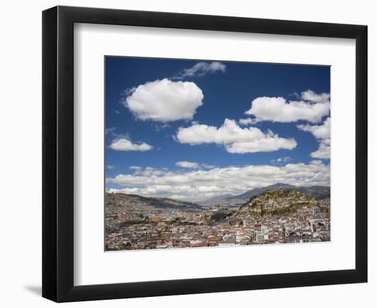 City View with El Panecillo, Quito, Ecuador-Brent Bergherm-Framed Photographic Print