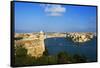 City View with St James Bastion, La Valletta, Malta-Massimo Borchi-Framed Stretched Canvas