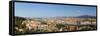 City Viewed from Piazzale Michelangelo, Giardino Vegni, Florence, Tuscany, Italy-null-Framed Stretched Canvas