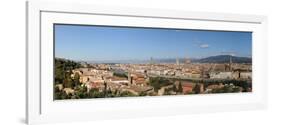 City Viewed from Piazzale Michelangelo, Giardino Vegni, Florence, Tuscany, Italy-null-Framed Photographic Print