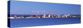 City Viewed From Presque Isle State Park, Lake Erie, Erie, Pennsylvania, USA 2010-null-Stretched Canvas