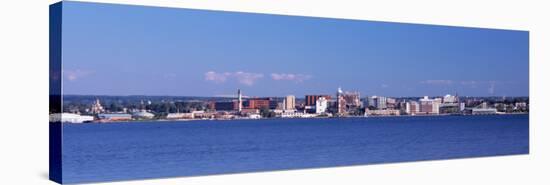 City Viewed From Presque Isle State Park, Lake Erie, Erie, Pennsylvania, USA 2010-null-Stretched Canvas