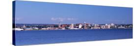 City Viewed From Presque Isle State Park, Lake Erie, Erie, Pennsylvania, USA 2010-null-Stretched Canvas