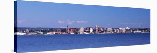 City Viewed From Presque Isle State Park, Lake Erie, Erie, Pennsylvania, USA 2010-null-Stretched Canvas