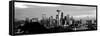 City Viewed from Queen Anne Hill, Space Needle, Seattle, King County, Washington State, USA-null-Framed Stretched Canvas