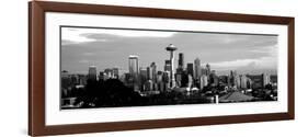 City Viewed from Queen Anne Hill, Space Needle, Seattle, King County, Washington State, USA-null-Framed Photographic Print