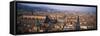 City Viewed from Torre Degli Asinelli, San Petronio Basilica, Bologna, Emilia-Romagna, Italy-null-Framed Stretched Canvas