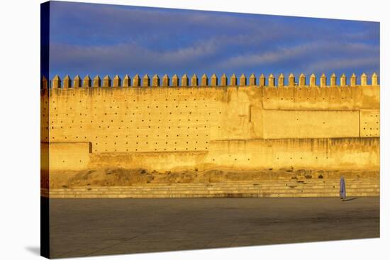 City Wall, Fez, Morocco, North Africa, Africa-Neil Farrin-Stretched Canvas